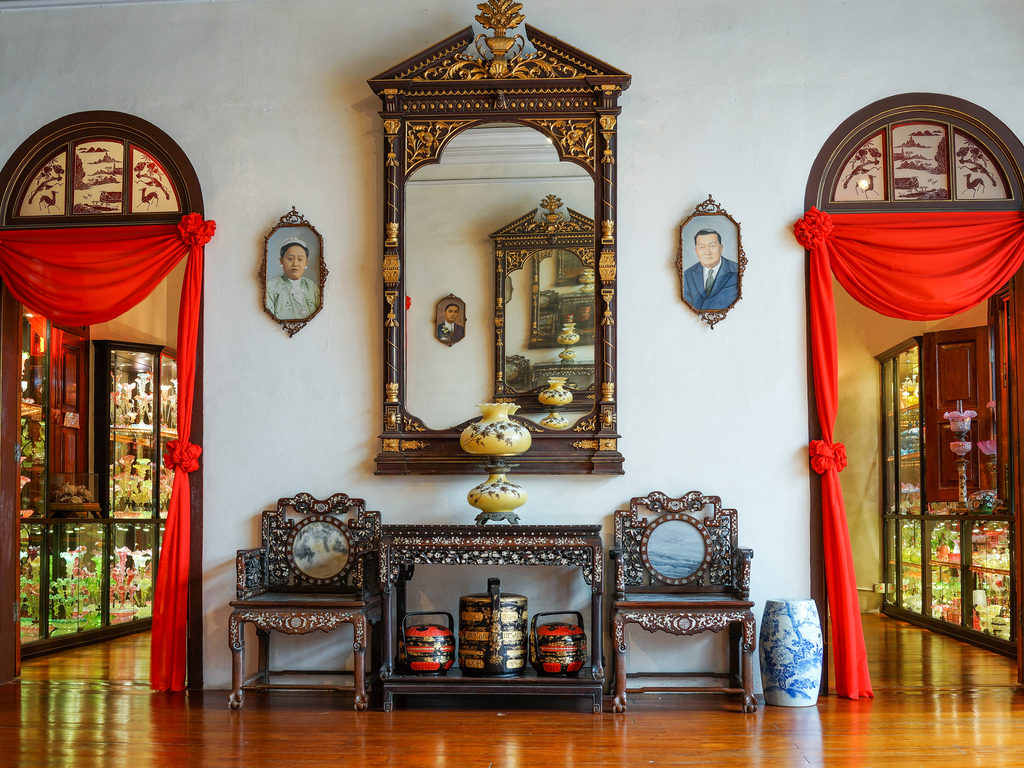 Interiors of the Pinang Peranakan Mansion