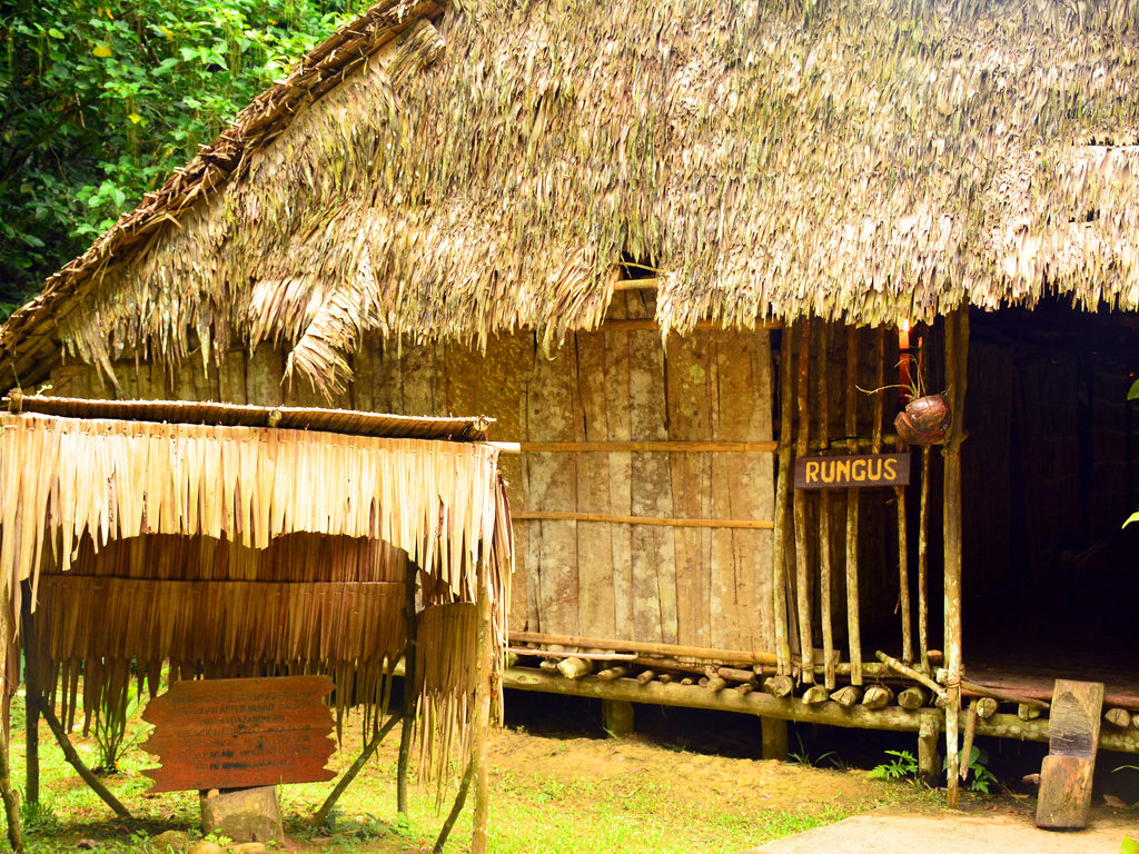 A traditional Rungus house